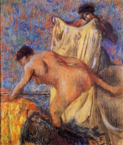 Edgar Degas - Woman Leaving Her Bath 3