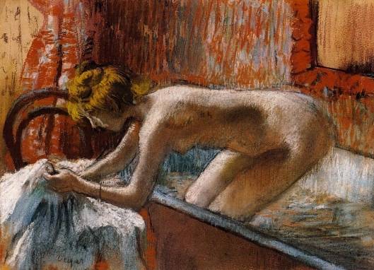 Edgar Degas - Woman Leaving Her Bath 2