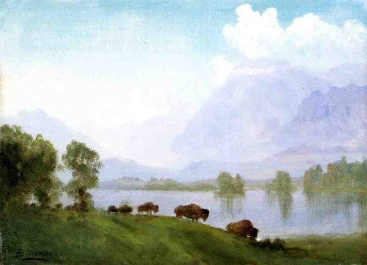 Albert Bierstadt - Buffalo Country