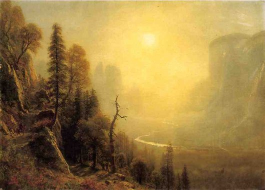Albert Bierstadt - Study For Yosemite Valley Glacier Point Trail