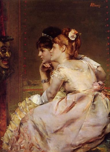 Alfred Stevens - The Japanese Mask (Intrigue)