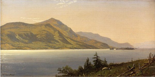 Alfred Thompson Bricher - Tontue Mountain Lake George Aka Tongue Mountain Lake George