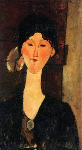 Amedeo Modigliani - Beatrice Hastings Standing by a Door
