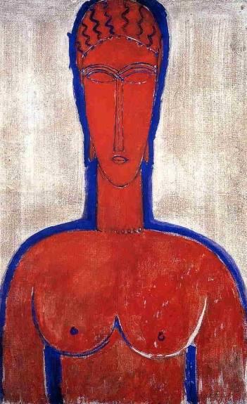 Amedeo Modigliani - Big Red Bust