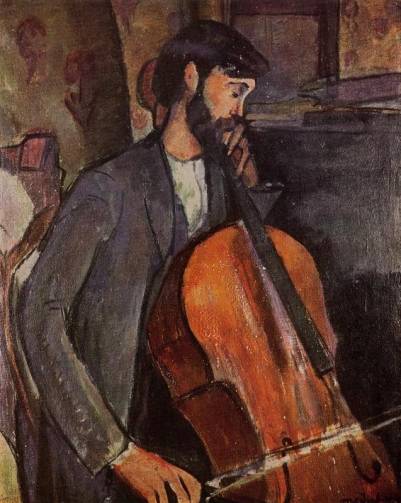 Amedeo Modigliani - The Cellist