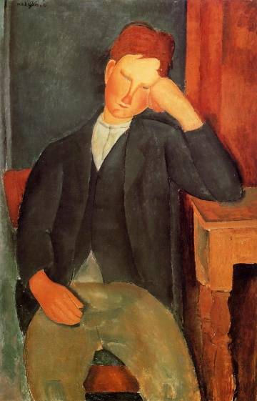 Amedeo Modigliani - Young Peasant (The Young Apprentice)