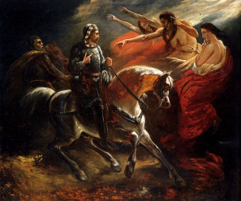 Ary Scheffer - Macbeth Et Les Sorcieres