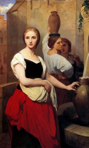 Ary Scheffer - Margaret at the Fountain