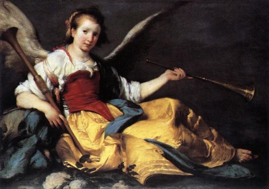 Bernardo Strozzi - A Personification of Fame