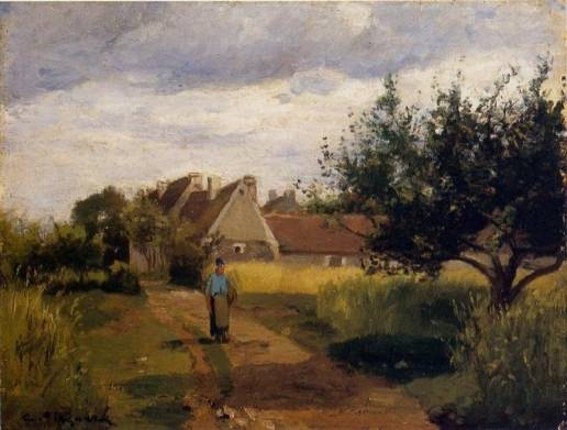 Camille Pissarro - Entrance to a Village