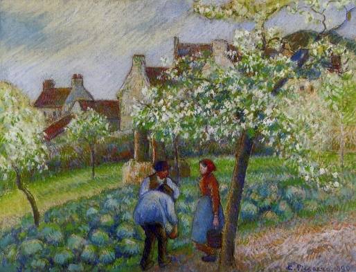 Camille Pissarro - Flowering Plum Trees