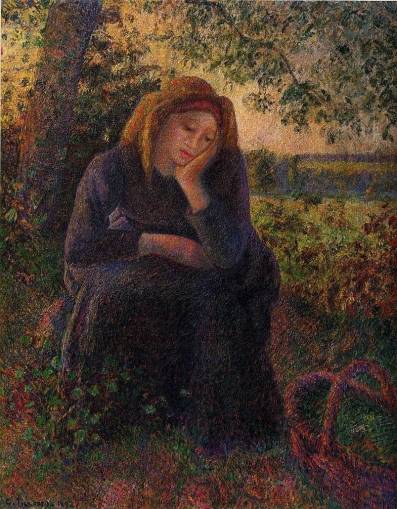 Camille Pissarro - Seated Peasant