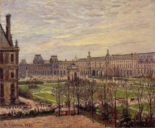 Camille Pissarro - The Carrousel - Grey Weather