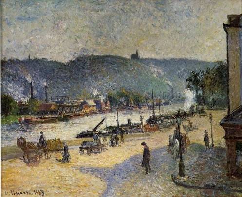 Camille Pissarro - The Quays at Rouen