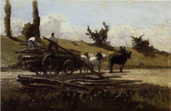 Camille Pissarro - The Wood Cart