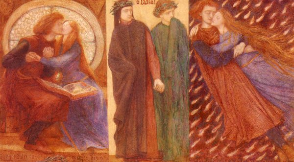 Dante Gabriel Rossetti - Paolo And Francesca Da Rimini