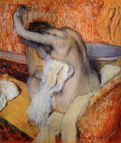 Edgar Degas - After the Bath, Woman Drying Herself 2