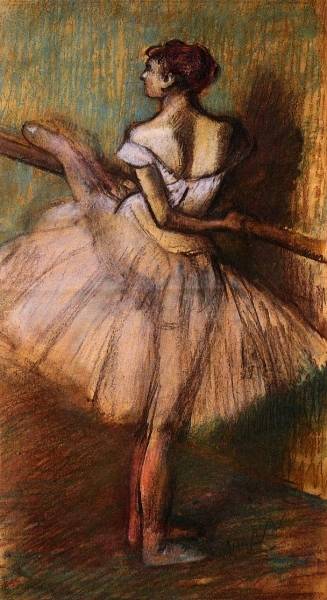 Edgar Degas - Dancer at the Barre 2