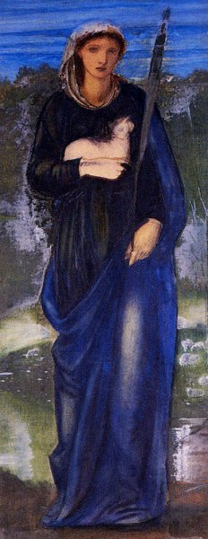 Edward Coley Burne-Jones - Sir Edward Coley St Agnes