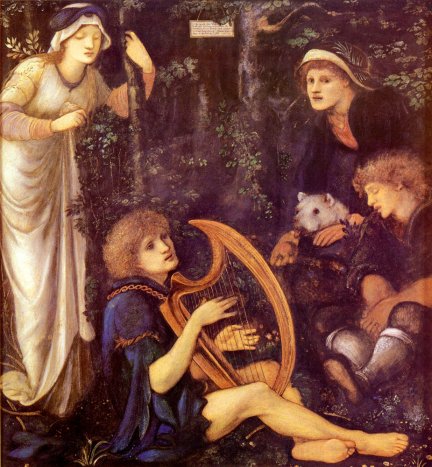 Edward Coley Burne-Jones - The Madness Of Sir Tristram
