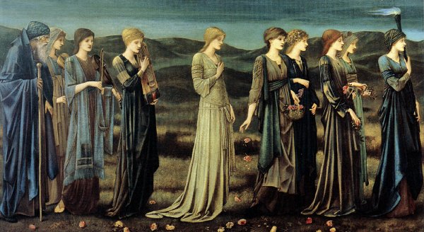 Edward Coley Burne-Jones - The Wedding of Psyche