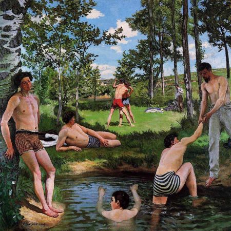 Frederic Bazille - Summer Scene (Bathers)