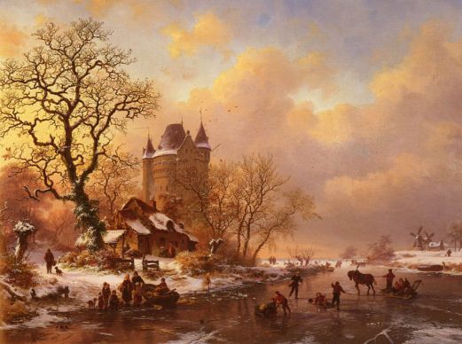 Frederik-Marianus Kruseman - Skating in the Midst of Winter