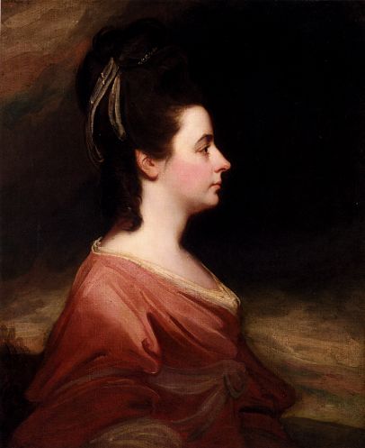 George Romney - Portrait Of Harriet Gale