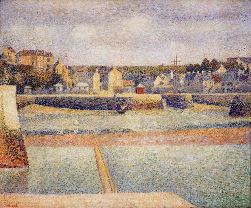 Georges Seurat - Port-en-Bessin, The Outer Harbor, Low Tide