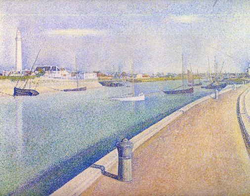 Georges Seurat - The Channel at Gravelines, Petit-Fort-Philippe