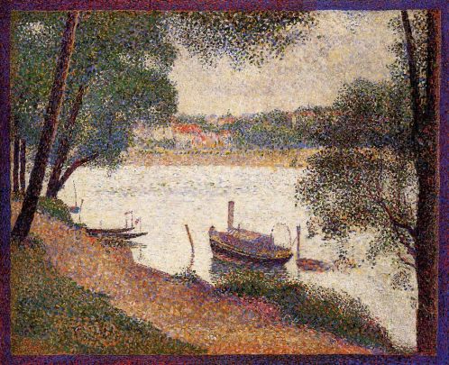 Georges Seurat - The Seine at La Grande Jatte in the Spring