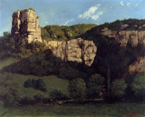 Gustave Courbet - Bald Rock in the Valley of Ornans