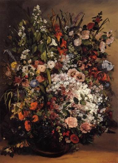 Gustave Courbet - Bouquet of Flowers