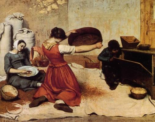 Gustave Courbet - The Grain Sifters