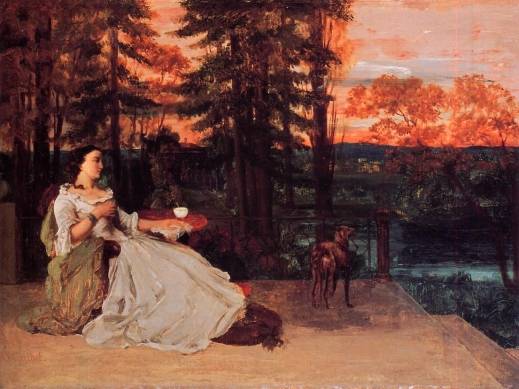 Gustave Courbet - The Lady of Frankfurt