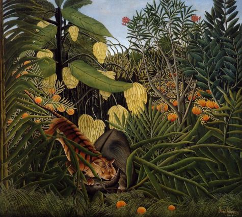 Henri Rousseau - Combat of a Tiger and a Buffalo 2