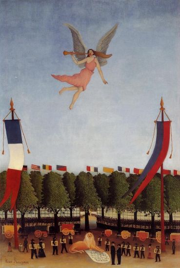 Henri Rousseau - Liberty Inviting Artists at the Society of Independent Artis