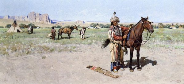 Henry F. Farney - Saddling Up