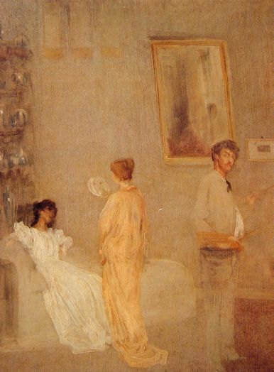 James Abbott Whistler - Whistler in his Studio