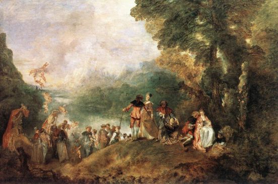 Jean-Antoine Watteau - The Embarkation for Cythera