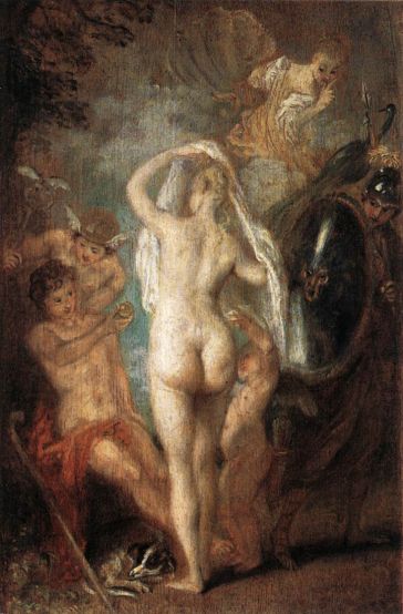 Jean-Antoine Watteau - The Judgement of Paris