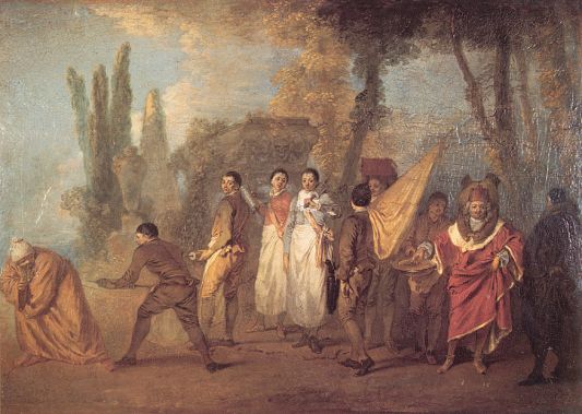 Jean-Antoine Watteau - Whatever I build, assassins destroy