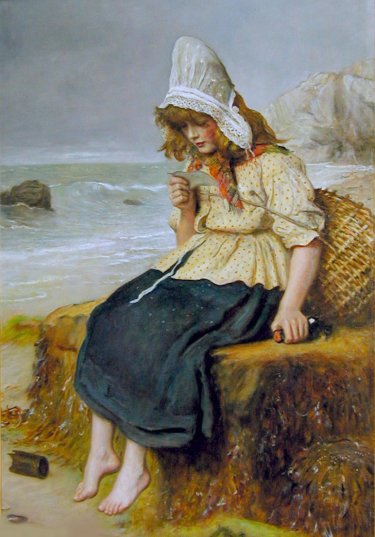 John Everett Millais - Message From The Sea