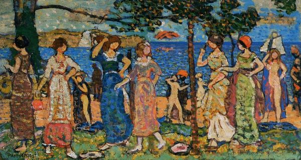 Maurice Prendergast - Women at the Seashore