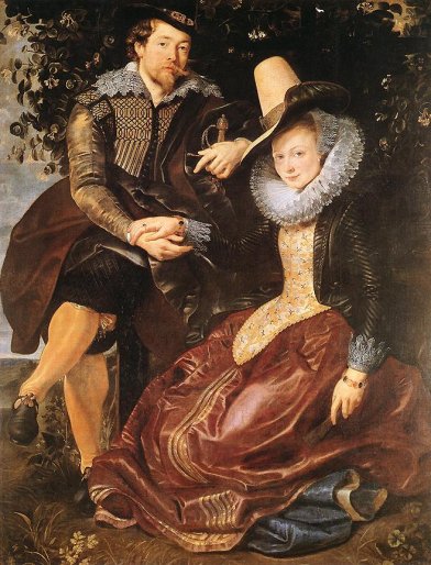 Peter Paul Rubens - The Artist And His First Wife Isabella Brant In The Honeysuckle Bower