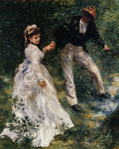 Pierre-Auguste Renoir - The Promenade