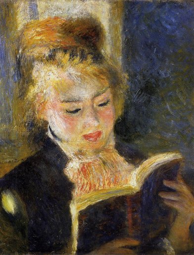 Pierre-Auguste Renoir - The Reader aka Young Woman Reading a Book