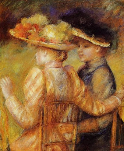 Pierre-Auguste Renoir - Two Women in a Garden02