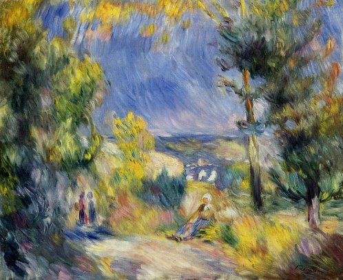 Pierre-Auguste Renoir - View Close to Antibes
