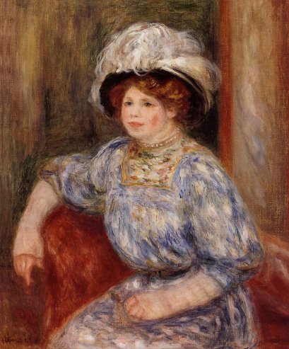 Pierre-Auguste Renoir - Woman in Blue